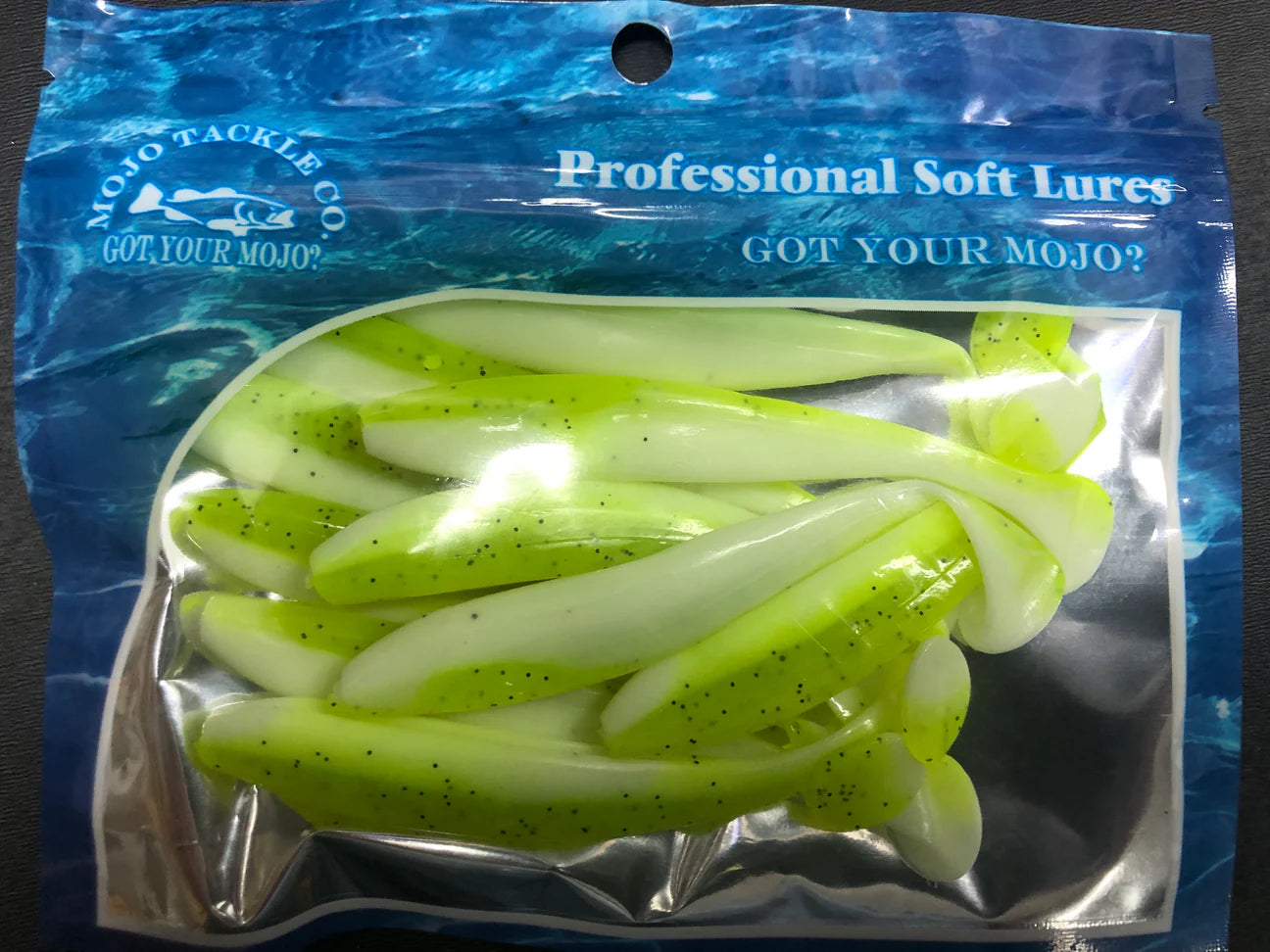 Mojo 3.5” Paddle Tail Lures (10-Pack)