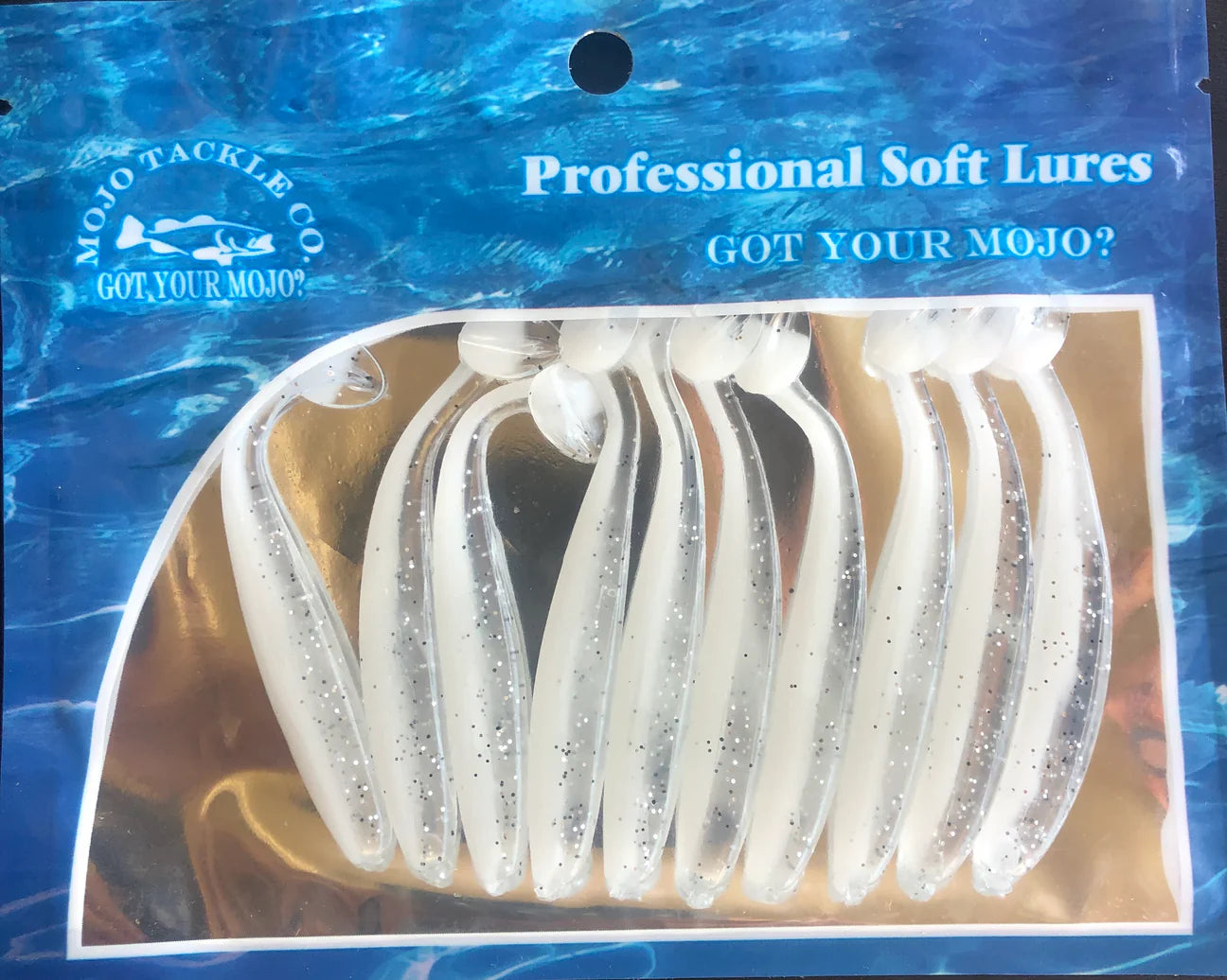 Mojo 2 3/4” Paddle Tail Lures (10-Pack)