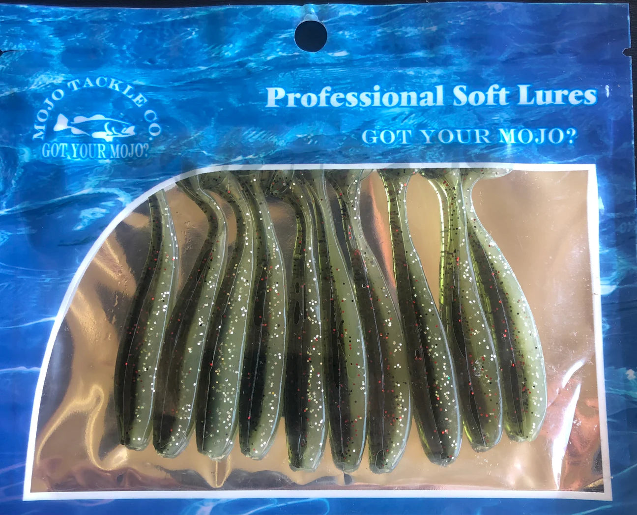 Mojo 2 3/4” Paddle Tail Lures (10-Pack)