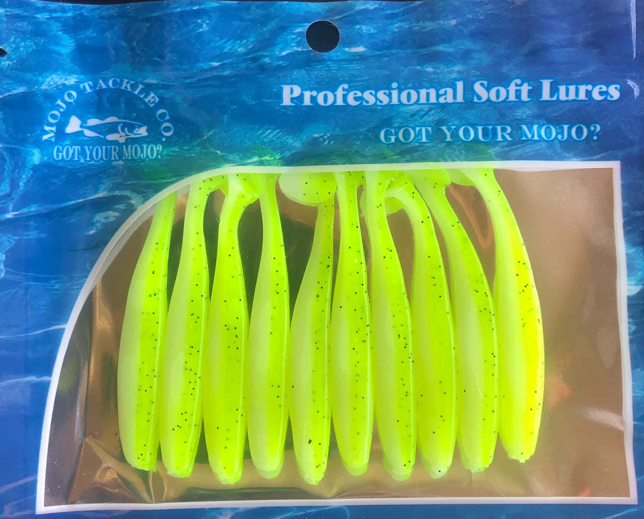 Mojo 2 3/4” Paddle Tail Lures (10-Pack)