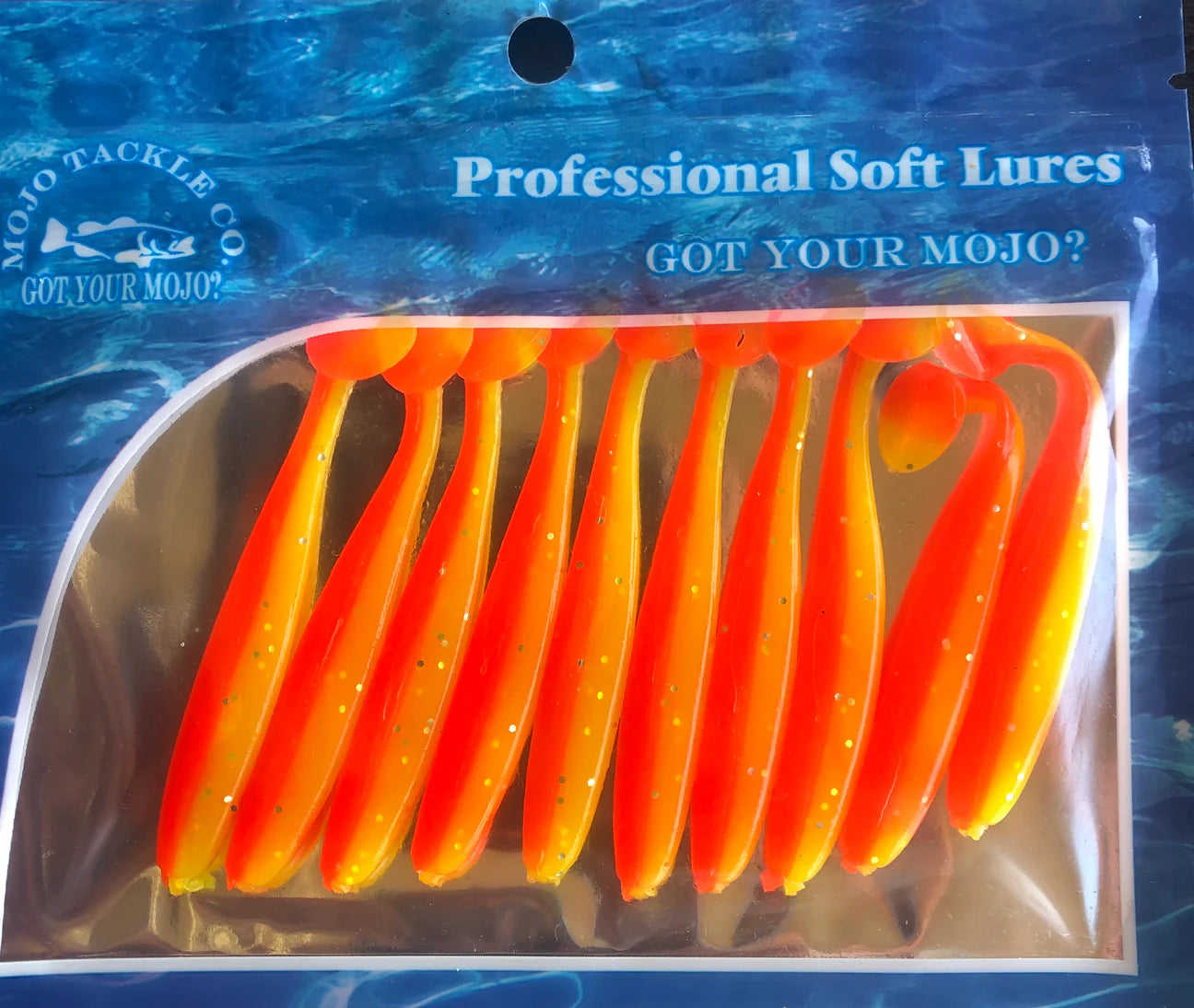 Mojo 2 3/4” Paddle Tail Lures (10-Pack)